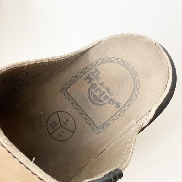 Vintage Dr. Marten leather thong sandals chunky flip flop platforms women's 7 - Picture 7 of 8